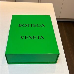 Bottega Veneta Bright Green Storage Box